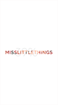 Mobile Screenshot of misslittlethings.com