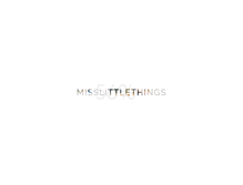 Tablet Screenshot of misslittlethings.com